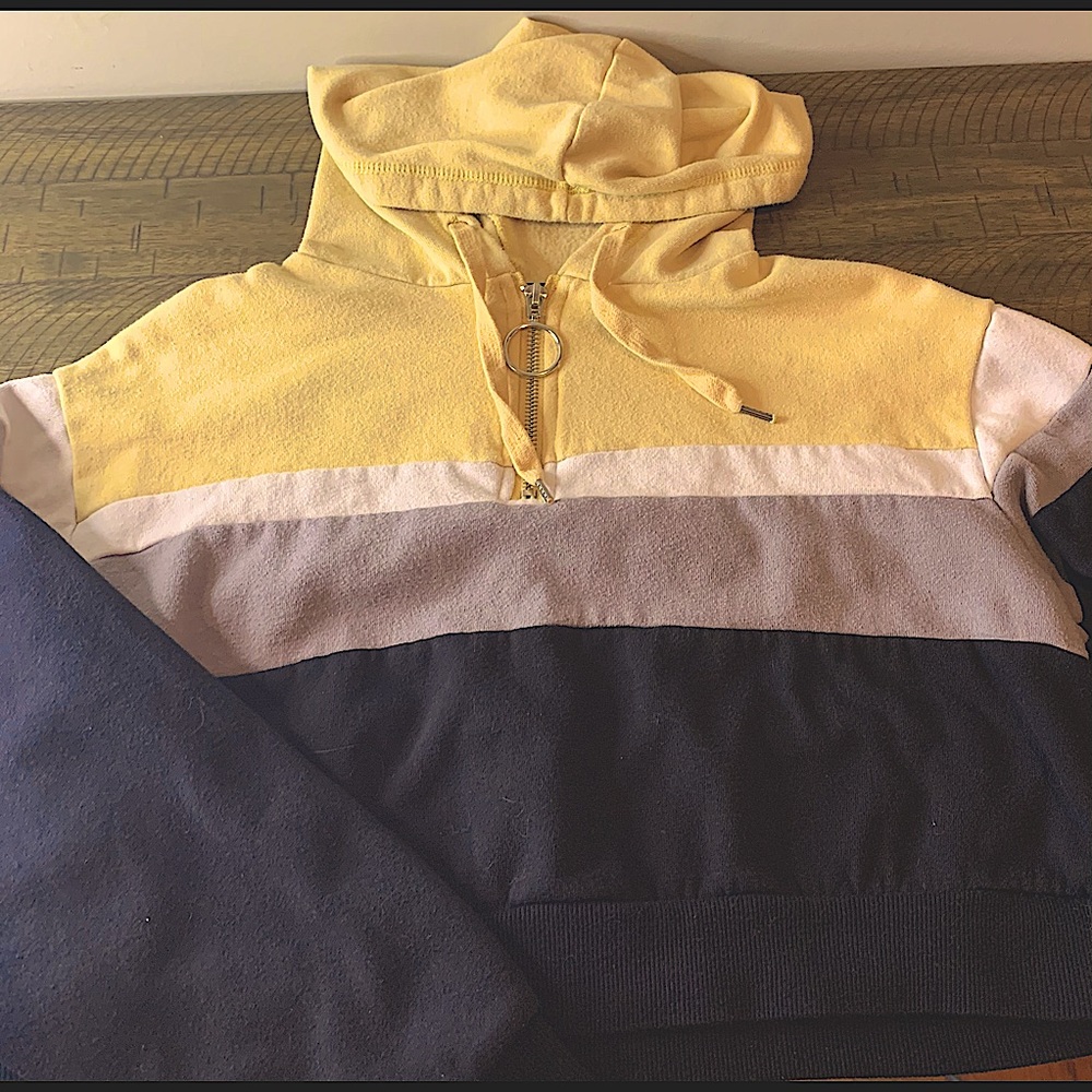 Hoodie! Super comfy and cropped